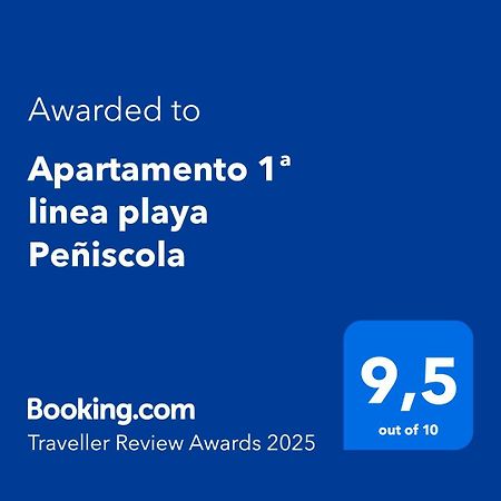 Apartamento 1ª Linea Playa Peñíscola Exteriör bild