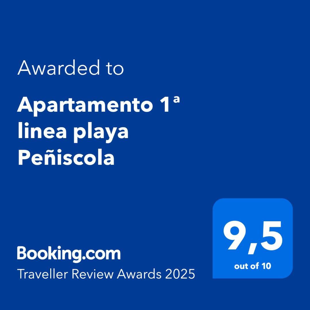 Apartamento 1ª Linea Playa Peñíscola Exteriör bild